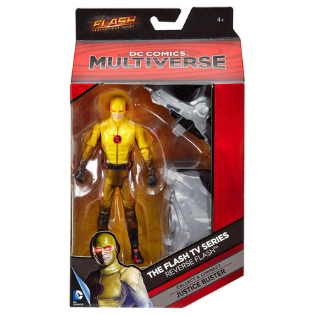 DC Multiverse Flash Série Télé Reverse Flash - Figurine 6 pouces (Collect and Connect Justice Buster) Mattel DKN37
