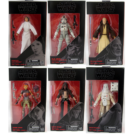 Star Wars The Black Series 6-Inch Wave 9 Set of 6 Figures