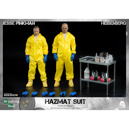 Breaking Bad Heisenberg & Jesse Hazmat Suit Combo