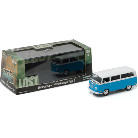 Lost Dharma Van 1971 Volkswagen Type 2 1/43 Greenlight Collectibles 86471