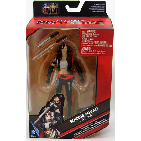 DC Multiverse Suicide Squad Movie Katana - Figurine 6 pouces (Collect and Connect Croc) Mattel DNV46