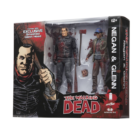 Walking Dead Negan & Glenn Color Bloody 2-pack Comic Book Version
