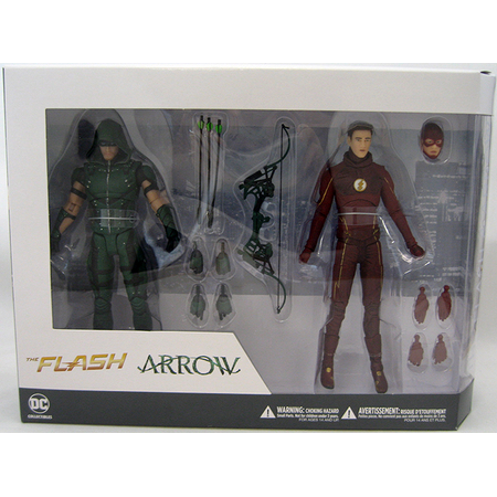 Flash & Arrow Série Télé Ensemble de 2 Figurines