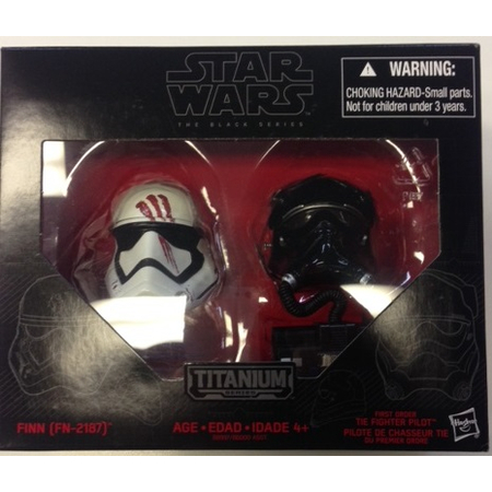 Star Wars Titanium Helmet Series - Finn (FN-2187) & First Order Tie Fighter Pilot