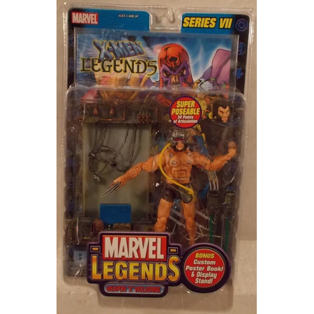 Marvel X-Men Legends Série VII Wolverine avec bande dessinée (anglais) Toy Biz 7115