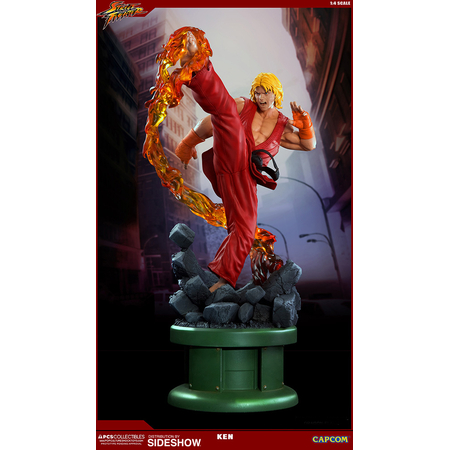 Street Fighter V Ken Masters with Dragon Flame 1:4 Ultra Statue Pop Culture Shock 902957