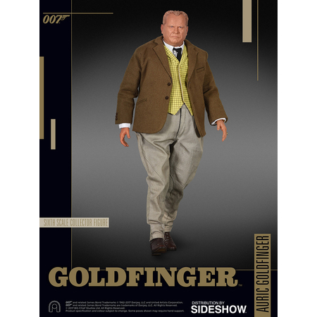 James Bond Auric Goldfinger figurine échelle 1:6 BIG Chief Studios 902967