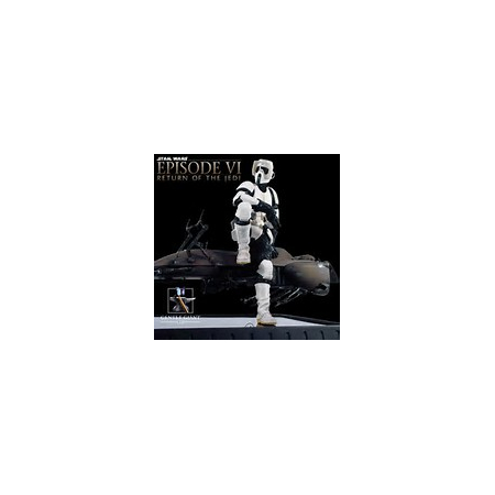Star Wars Scout Trooper and Speeder Bike statue Gentle Giant 6984