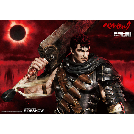 Guts from Berserk (Manga) Guts The Black Swordsman statue Prime 1 Studio 902975