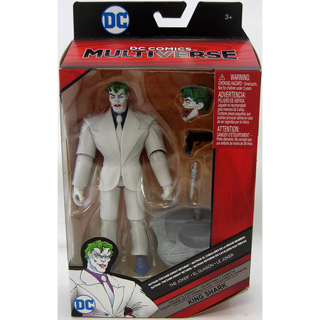 DC Multiverse Dark Knight Returns The Joker - - Figurine 6 pouces (Collect and Connect King Shark) Mattel DWM58