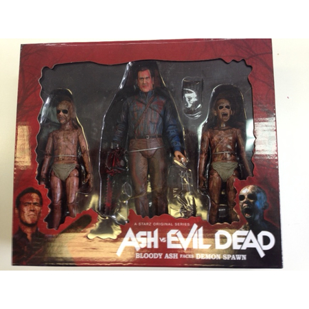 Ash vs Evil Dead - Bloody Ash vs Demon Sapwn 3-pack 6-inch NECA