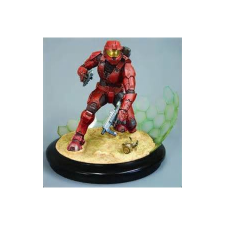 HALO 3 Red Spartan Field of Battle statue Kotobukiya