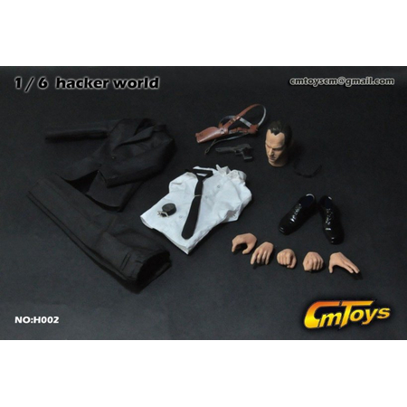 Hacker World ensemble de vêtements pour figurine échelle 1:6 (Matrix) CM Toys H002