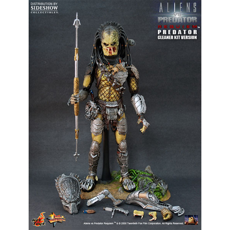 Aliens VS Predator Requiem Predator Cleaner kit version figurine �chelle 1:6 Hot Toys MMS66