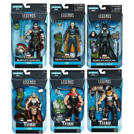 Marvel Legends Thor Ragnarok BAF Gladiator Hulk Series Set of 6 Figures