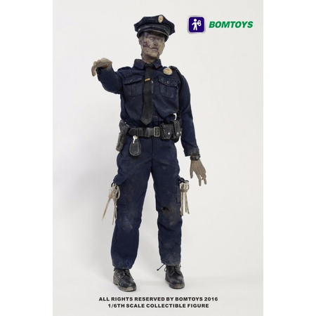 Officer Zombie figurine échelle 1:6 Bomtoys