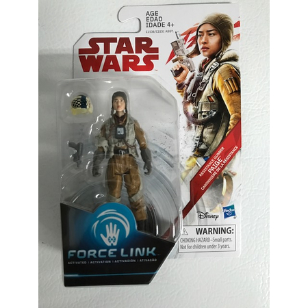Star Wars The Last Jedi - Paige resistance gunner 3,75-inch action figure Force Link (2017) Hasbro