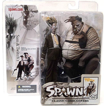 Spawn The Classic Comic Covers S�rie 25 sti22 Sam and Twitch figurines McFarlane