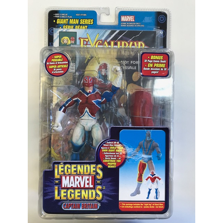Marvel Legends Giant Man Series - Captain Britain Toy Biz