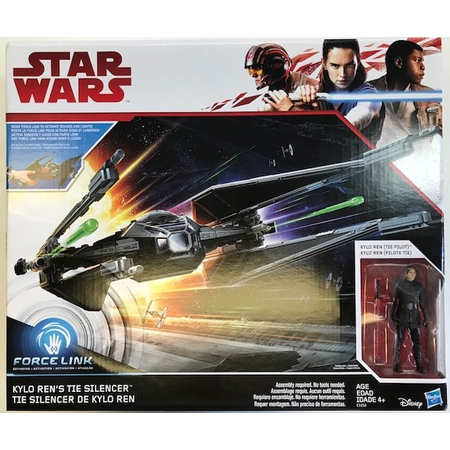 Star Wars The Last Jedi Tie Silencer de Kylo Ren avec Kylo Ren Pilote Tie Hasbro C1252