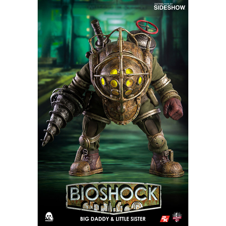 Bioshock Big Daddy and Little Sister figurines �chelle 1:6 Threezero 903186
