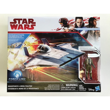 Star Wars Episode VIII: The Last Jedi Resistance A-Wing Fighter avec Pilote de la Résistance Tallie Hasbro C1249