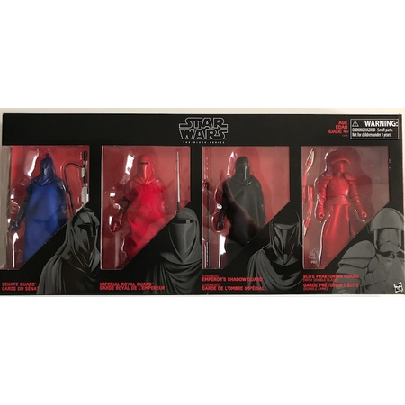 Star Wars The Black Series Exclusive 4-pack (Senate Guard - Imperial Royal Guard - Emperor's Shadow Guard - Elite Praetorian Guard)
