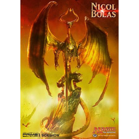 Premium Masterline Magic: The Gathering Nicol Bolas statue Prime 1 Studio 903241