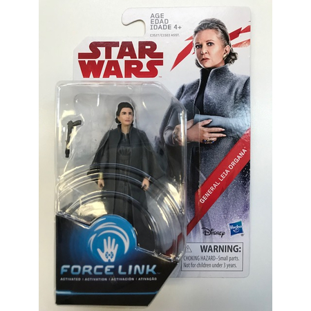 Star Wars The Last Jedi - General Leia Organa 3,75-inch action figure Force Link (2017) Hasbro