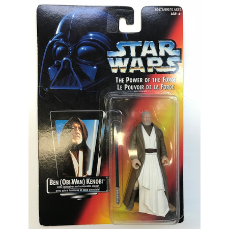 Star Wars Power of the Force (Orange Card) - Ben (Obi-Wan) Kenobi (Not Mint)