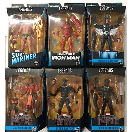 Marvel Legends Black Panther BAF Okoye Series Set of 6 Figures