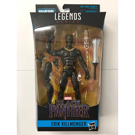 Marvel Legends Black Panther - Erik Killmonger 6-inch scale action figure (BAF Okoye) Hasbro
