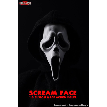 Scream Face figurine échelle 1:6 Supermad Toys