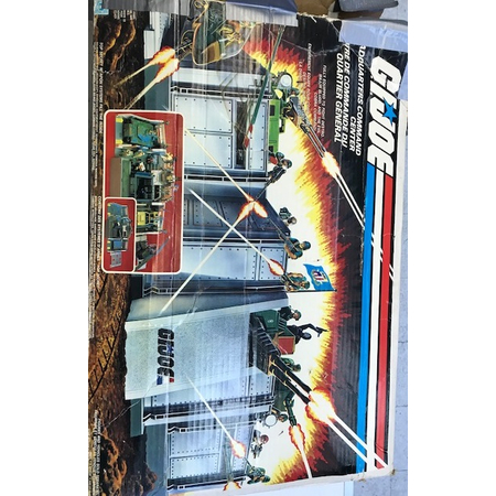G.I. Joe 1983 Headquarters Command Center Canadian Box  (Used, Imcomplete) Sell is Final Sold in Store Only
