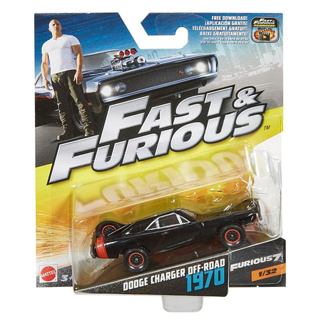 Fast and Furious Dodge Charger Off-Road 1970 (Furious 7) 1/32 échelle 1:55 Mattel (2016) FCF36