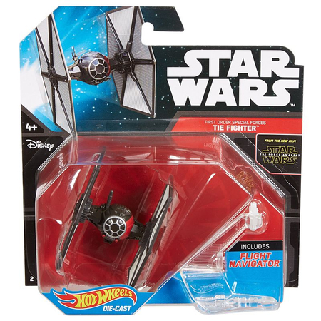 Star Wars First Order Special Forces Tie Fighter die-cast Hot Wheels CKJ67