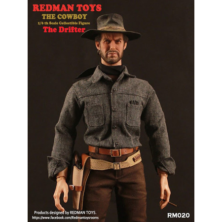 The Cowboy The Drifter (style Clint Eastwood) figurine échelle 1:6 Redman Toys RM020