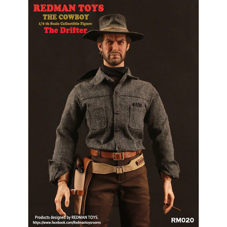 The Cowboy The Drifter (style Clint Eastwood) figurine échelle 1:6 Redman Toys RM020