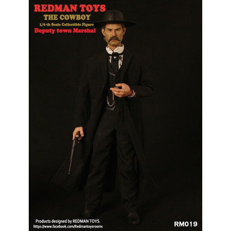 The Cowboy Deputy town Marshall figurine échelle 1:6 Redman Toys RM019