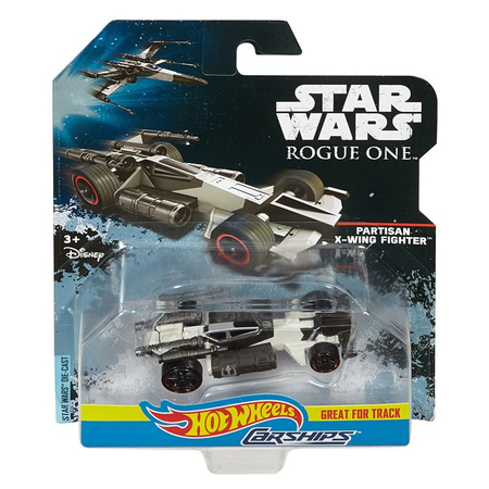 Star Wars Rogue One Hot Wheels 1:64 Partisan X-Wing Fighter Carship DPV36