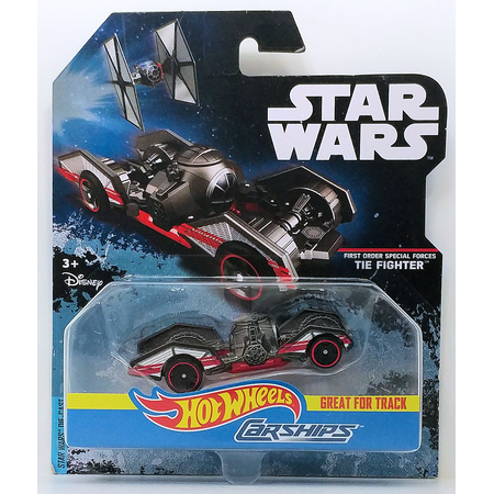 Star Wars Hot Wheels 1:64 First Order Special Forces Tie Fighter Carship DPV34
