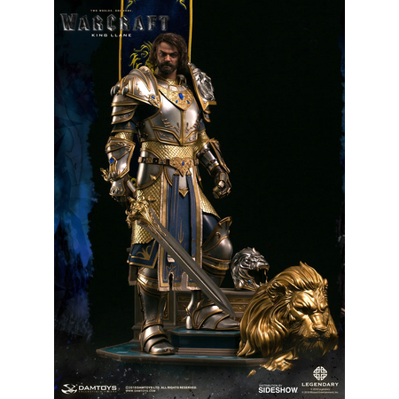Warcraft movie King Llane Epic Series: Warcraft Premium Statue Damtoys 903368