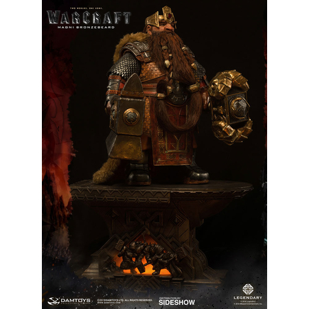Warcraft movie Magni Bronzebeard Epic Series: Warcraft Premium Statue Damtoys 903382