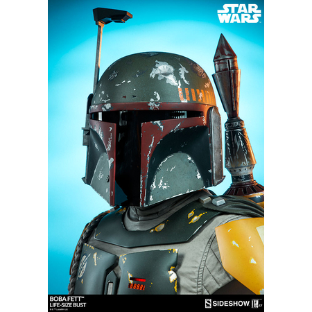 Star Wars Boba Fett buste échelle 1:1 grandeur nature Sideshow Collectibles 400082