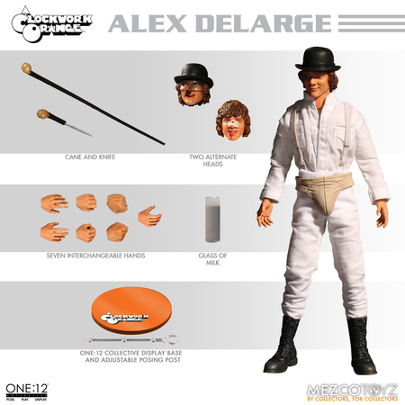 One:12 Collective L'Orange Mécanique - Alex Delarge Mezco Toyz