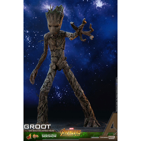 Avengers: Infinity War Groot S�rie Movie Masterpiece figurine �chelle 1:6 Hot Toys 903424