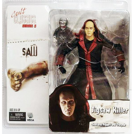 Saw / Décadence Jigsaw (manteau noir) figurine 7 po Cult Classics Series 5 NECA