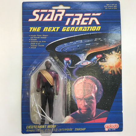 Star Trek The Next Generation TNG Lieutenant Worf - emballage légèrement endommagé