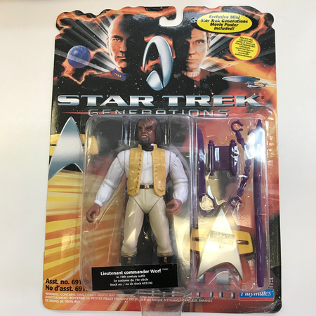 Star Trek Generations Lieutenant commander Worf en costume du 19e si�cle Playmates