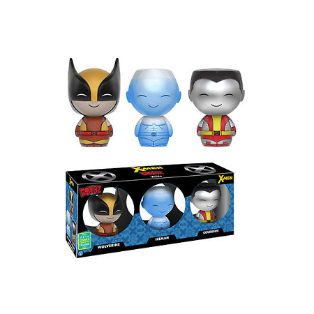 Dorbz X-Men ensemble de 3 figurines Wolverine-Iceman-Colossus 2016 Summer Convention Exclusive Funko